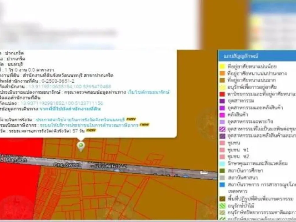 นำเสนอที่ดินติดถนนแจ้งวัฒนะ เนื้อที่ 4 ไร่ 3 งาน 43 ตารางวา