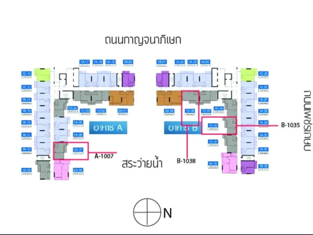 ขายคอนโดโครงการ The Parkland Phetkasem ใกล้ BTS บางหว้า