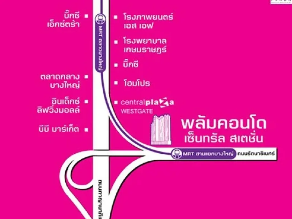 ให้เช่าพลัมคอนโด เซ็นทรัล สเตชั่น เฟส 1 Plum Condo Central Station Phase 1 ใกล้ Central Westgate