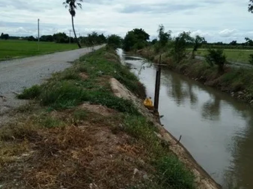 ขายที่ดินเหมาะทำสวนติดคลองส่งน้ำมีน้ำตลอดปีจสุพรรณบุรี