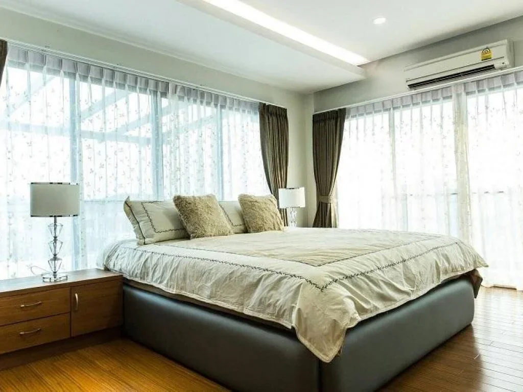 For Rent บ้านเดี่ยวหลังใหญ่ 3 ชั้น พร้อมอยู่ หมู่บ้าน Perfect Masterpiece Rama9