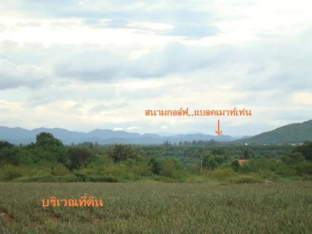 ที่ดินหัวหิน วิวพาโนรามา 46 ไร่ ติดรีสอร์ทใกล้แบลคเมาเท่น