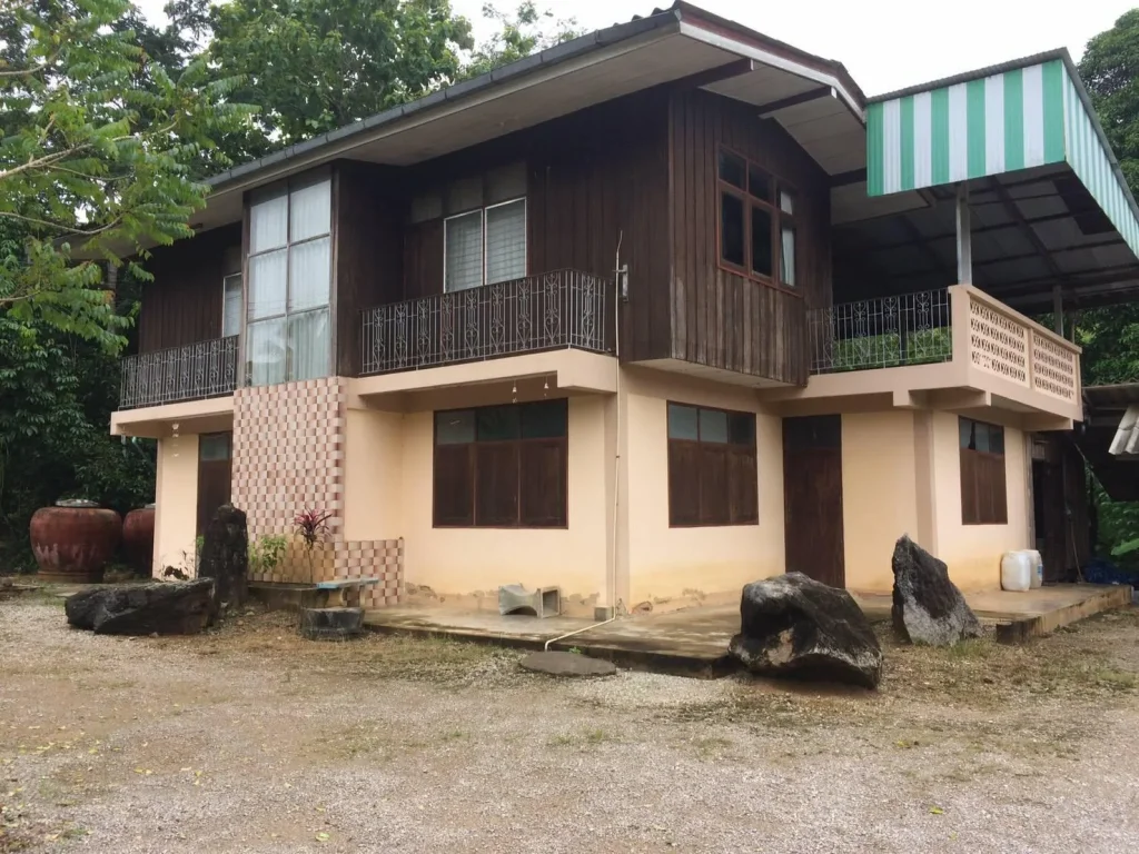 ขายบ้านใกล้เขื่อนเชี่ยวหลาน 2 ชั้น อบ้านตาขุน จสุราษฎร์ House For Sale 2 Floors Near Takoon Dam Suratthani