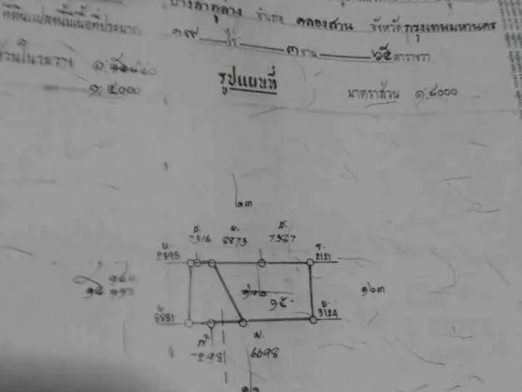 ที่ดินสวยใกล้เส้นวงแหวน นววมินทร์ กทม ราคาถูกมาก