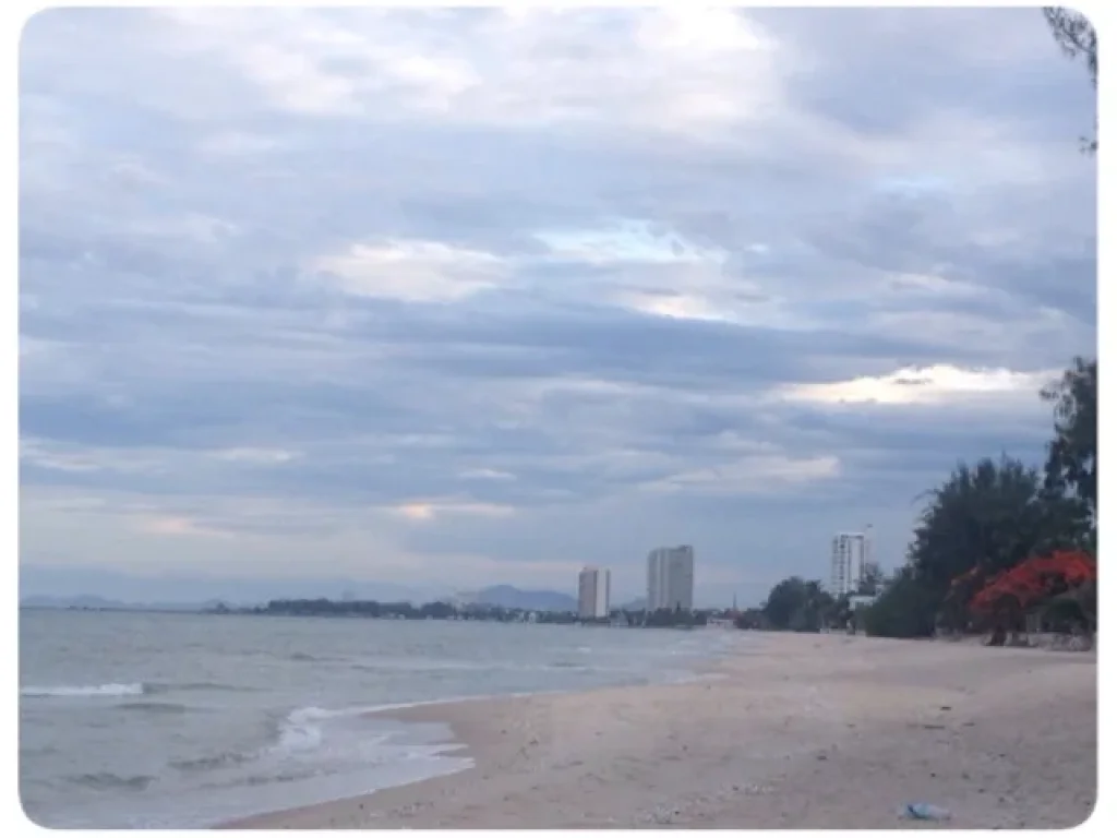 ที่ดินจัดสรรquotโครงการยูเรเซียquot 100 เมตร ถึงชายหาด ชะอำ