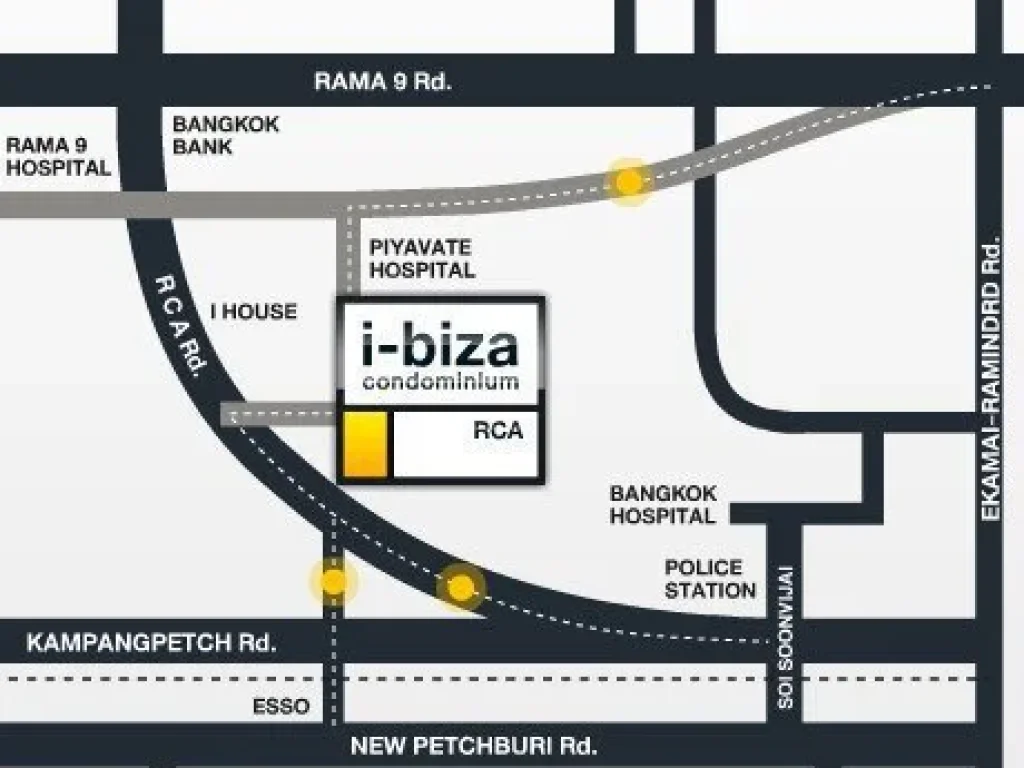 ขายคอนโด ไอ บิซา I-Biza RCA ขนาด 32 ตรม ตึก B ชั้น 9 ใกล้ MRT พระราม 9