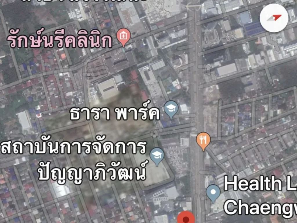 ขายที่ดินติดถนนแจ้งวัฒนะ ใกล้ห้างเซ็นทรัลและสถานีรถไฟฟ้า BTS 3-1-60 ตรว หน้ากว้างสวยมาก