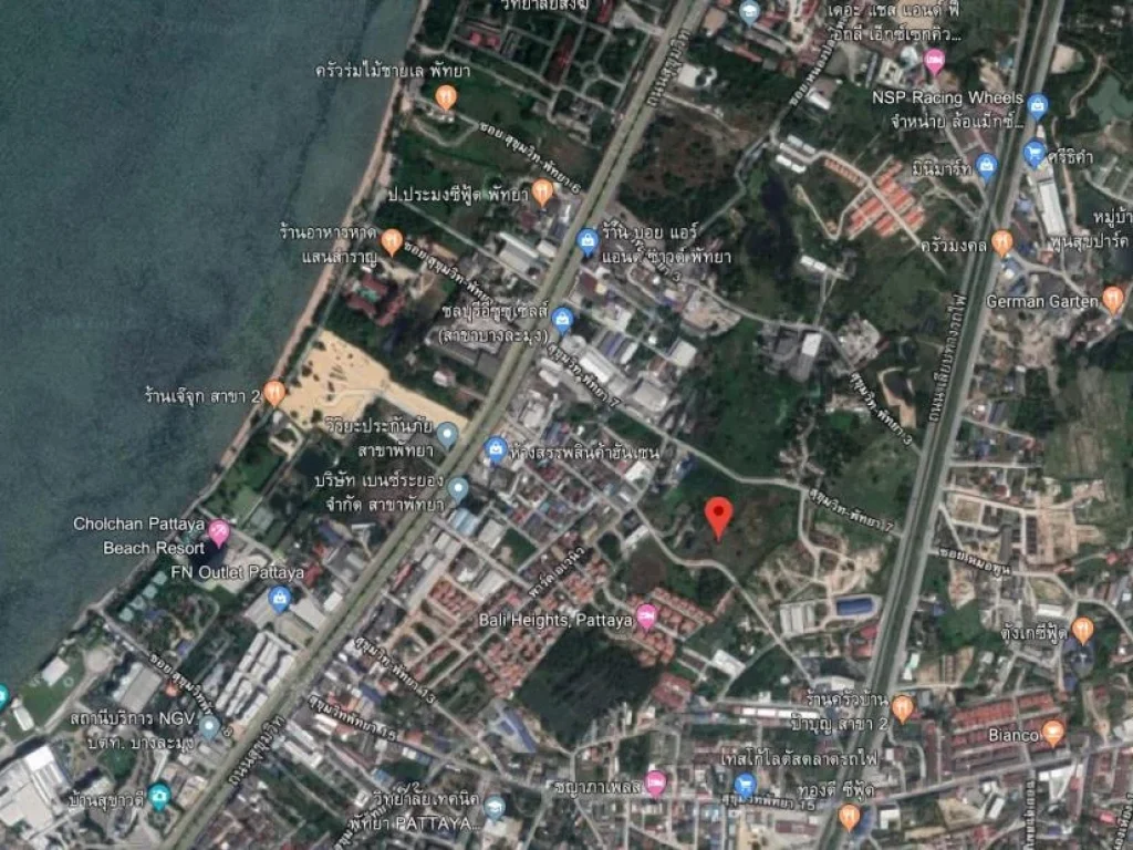 Land For Sale ที่ดิน 5 ไร่ พัทยาซอย 9 ใกล้ถนนสุขุมวิท ใกล้ตัวเมืองพัทยา