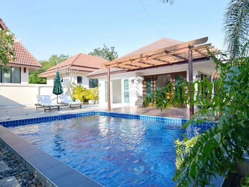 บ้านเช่าพร้อมอยู่ POOL VILLA HORIZON บ้านโล่งโปร่งสบาย ใจกลางเมืองหัวหิน