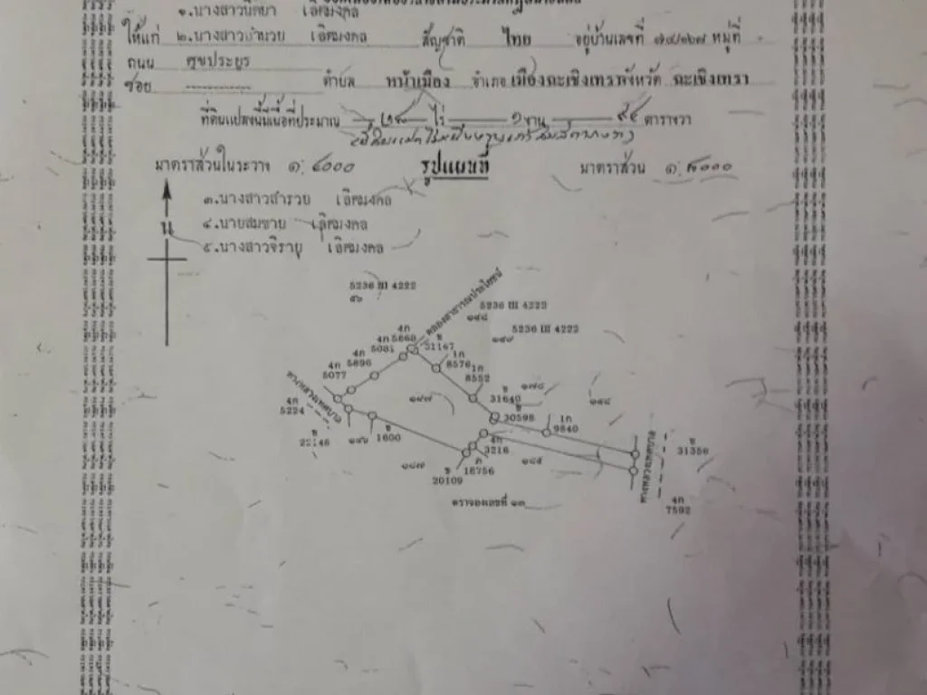 ขายที่ดิน 28-1-94 ไร่ ติดถนนทางหลวงเทศบาล 2 ด้าน ตปากน้ำ อบางคล้า จฉะเชิงเทรา