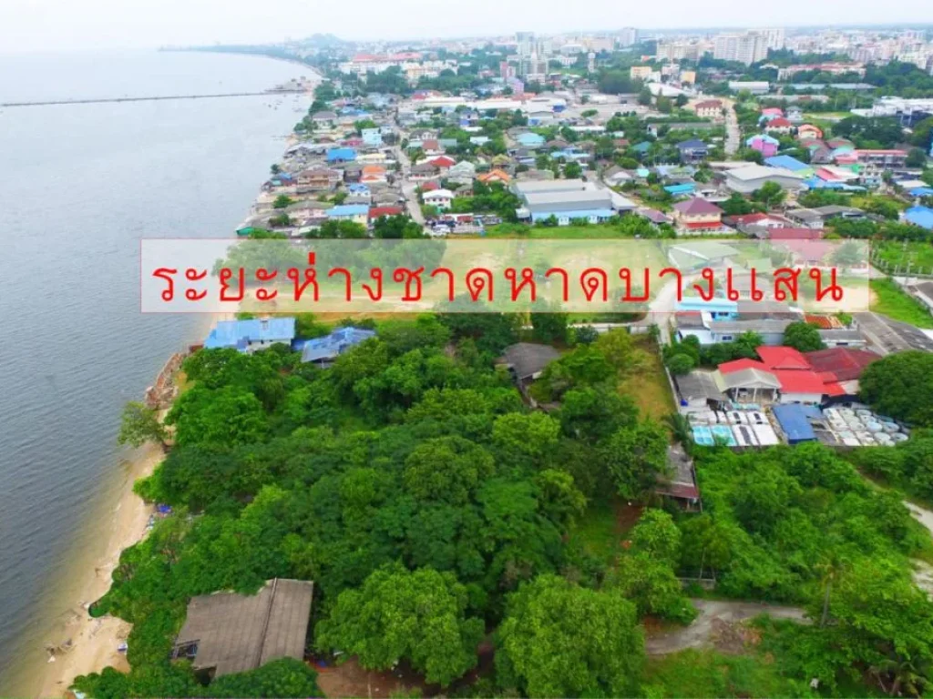 ขายที่ดินติดชายหาด บางเเสน ชลบุรี