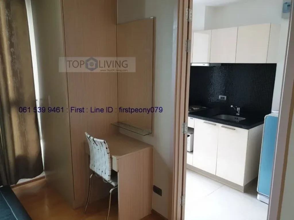 Studio for rent at Fuse Sathorn Taksin near BTS Wongweinyai