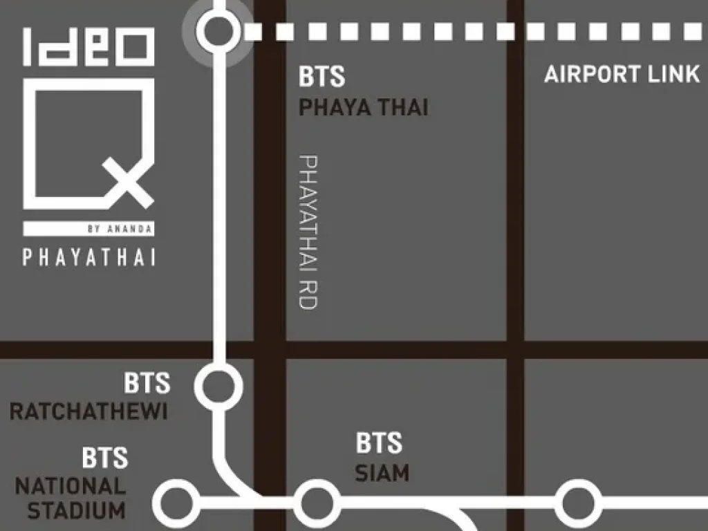 ให้เช่าคอนโด ไอดีโอ คิว พญาไท IDEO Q PHAYATHAI ขนาด 45 ตรม 1นอน ใกล้รถไฟฟ้า BTS ราชเทวี