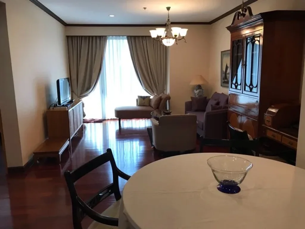 Bฺaan Chaopraya 70 sqm 1 bed for rent with beautiful decoration big room size