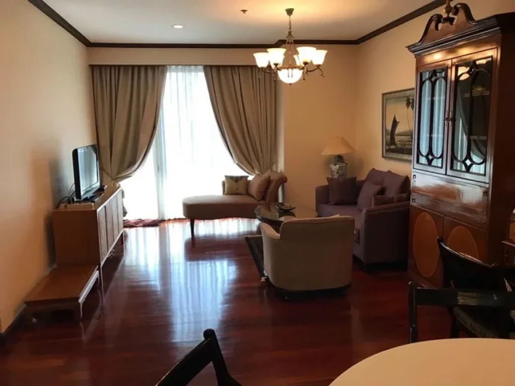 Bฺaan Chaopraya 70 sqm 1 bed for rent with beautiful decoration big room size