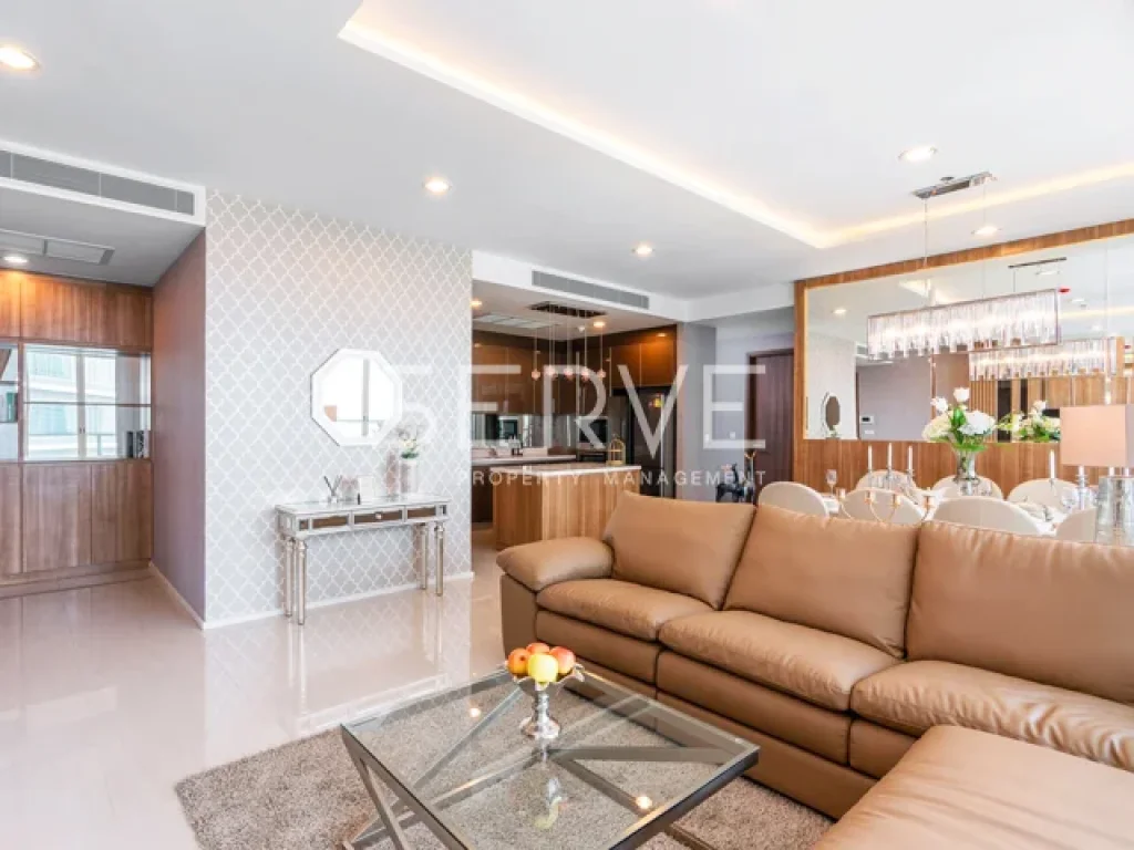 ให้เช่า Menam Residence 3 Bd 3 Bth 1 maid 160 sqm 160 K