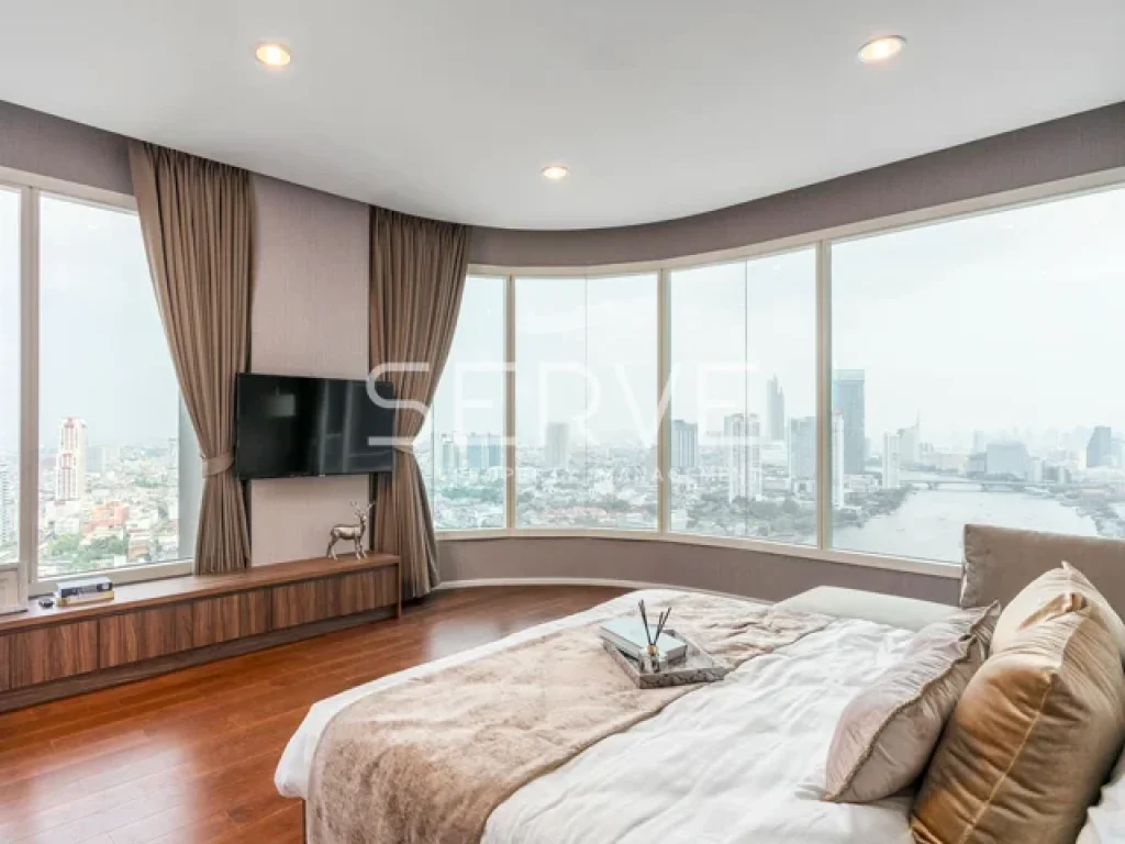 ให้เช่า Menam Residence 3 Bd 3 Bth 1 maid 160 sqm 160 K