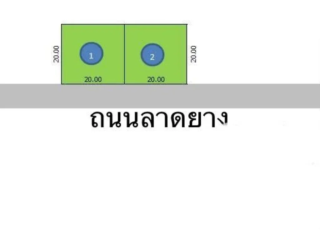 ขายด่วนที่ดิน200ตรวาหน้ากว้าง40เมตรคิด ถนนลาดยาง