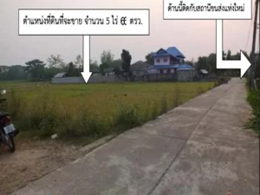 ขายที่ดินเปล่าหล้งสถานีขนส่งแห่งใหม่เชียงราย