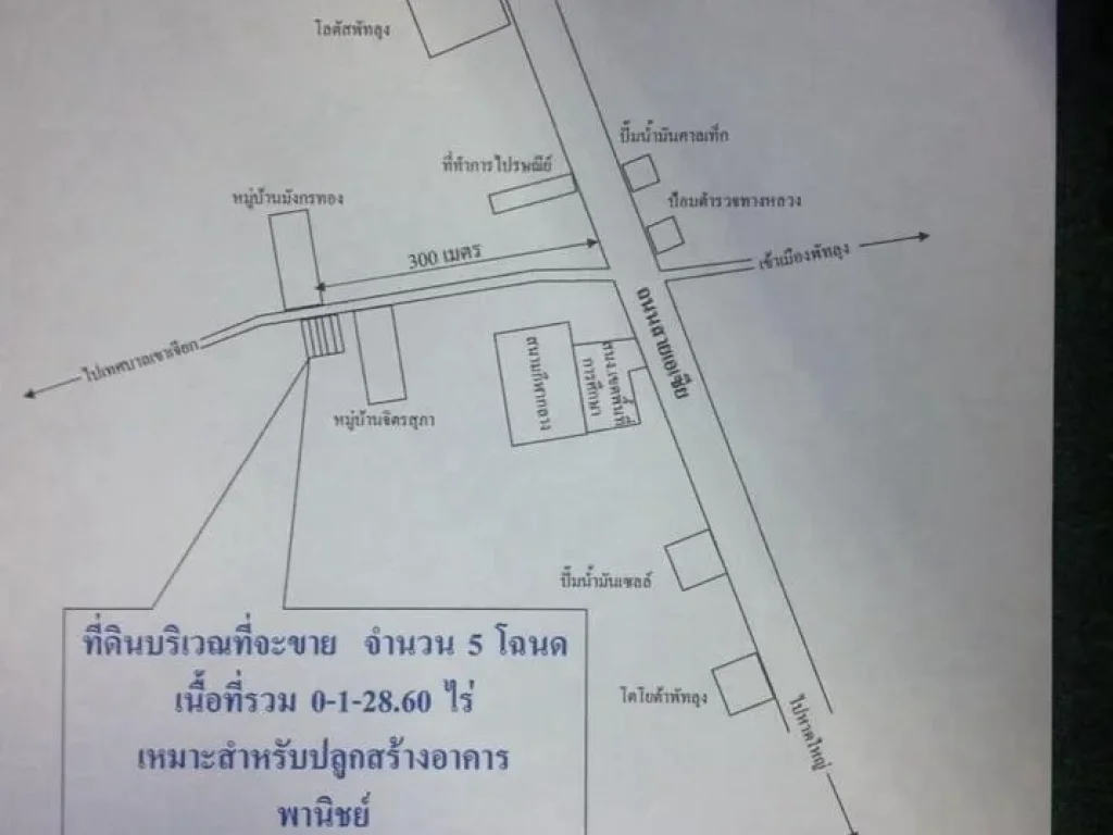 ขายที่ดินเปล่า 5โฉนดติดกัน