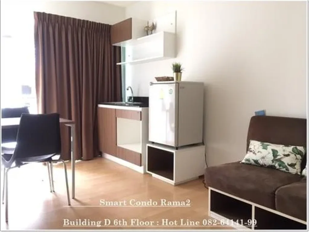 ขาย Smart Condo บน ถนนพระราม 2 พร้อมอยู่ ราคาไม่ถึงล้านเฟอร์ครบ ห้องสวยมาก