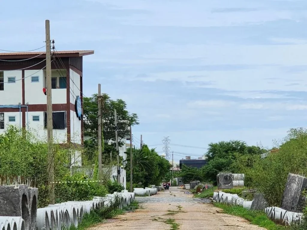 ขาย ที่ดินเปล่า ถมแล้ว 200 ตรว ถบางบัวทอง-สุพรรณบุรี สาย