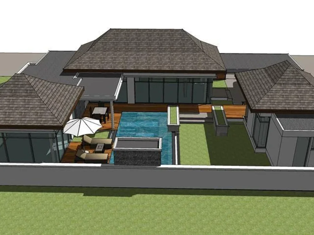 Botanica Layan phase 4 Tropical Bali style 3 bedroom for sales prices 14500000