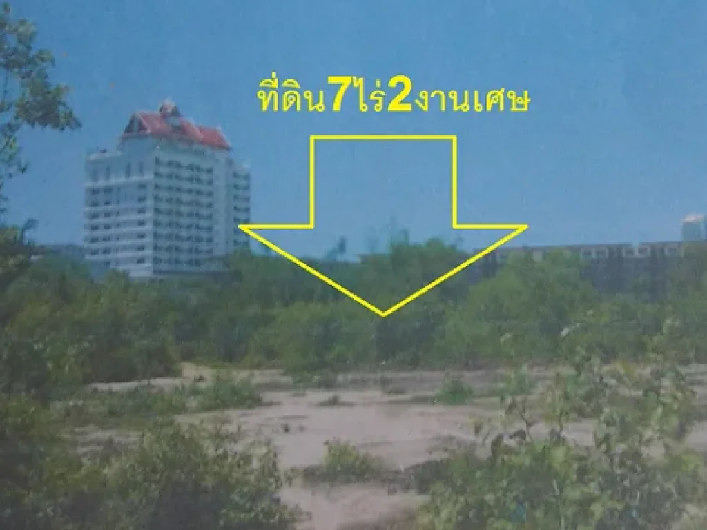 ที่ดินชะอำ7ไร่2งานเศษห่างจากหาดชะอำ500เมตรในซอยหนองแจง ขายไร่ละ5ล้านบาท