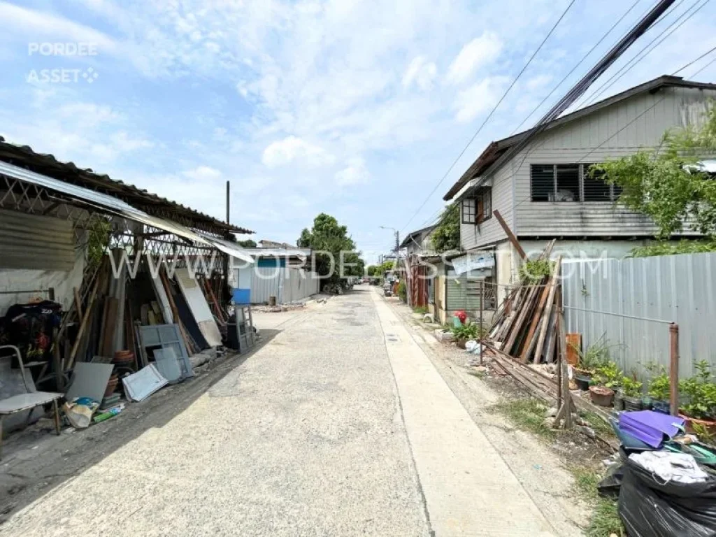 ขายที่ดินถมแล้ว 71 ตรว ซอยสามัคคี 34 ถนนสามัคคี ท่าทราย