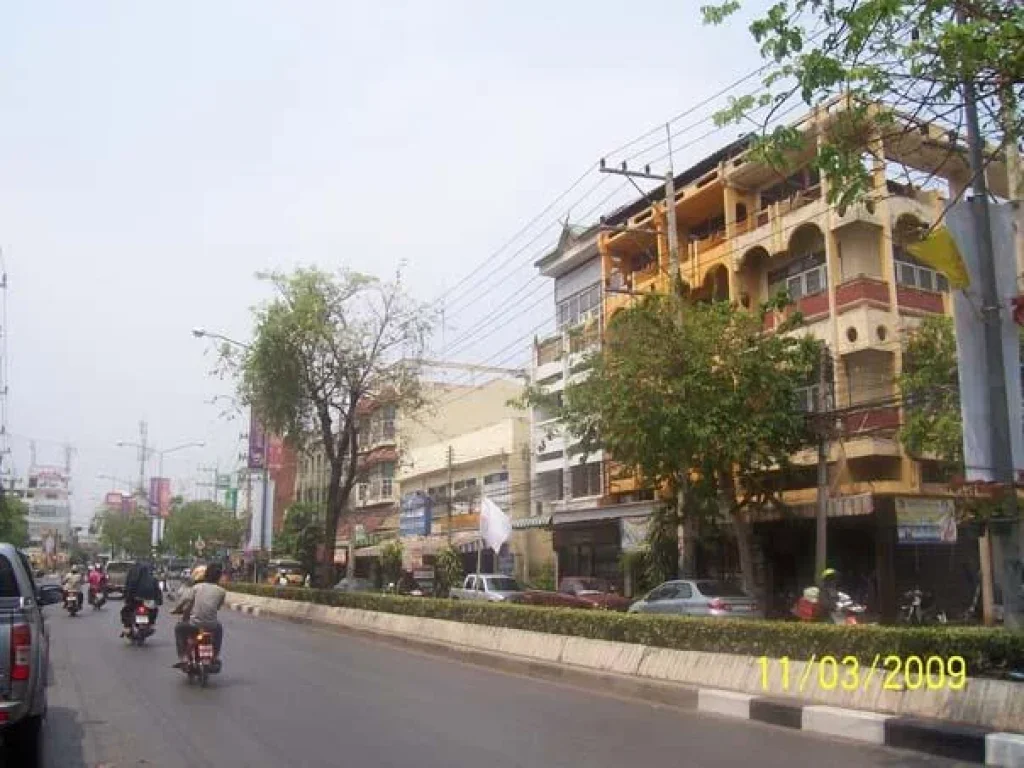 Commerced building for rent Kanchanaburi ใจกลางเมืองกาญจนบุรี ทำเลค้าขาย ติดถนนใหญ่ ใกล้ตลาดโต้รุ่ง รร ธนาคาร