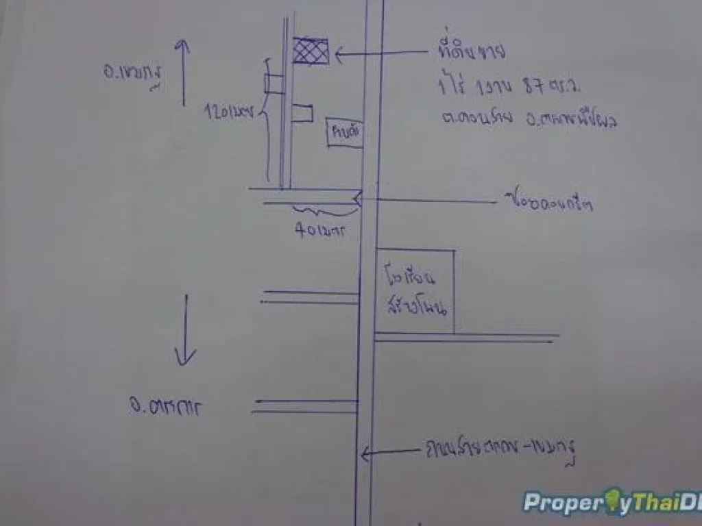 ขายที่ดินเปล่า 1 ไร่ 1 งาน 87 ตรว ตคอนสาย อตระการ ห่างถนนใหญ่นิดเดียว