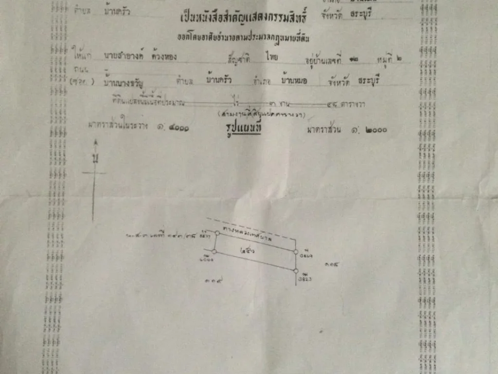 ่ขายที่ดินเปล่า สระบุรี บ่อปลา 348 ตรว