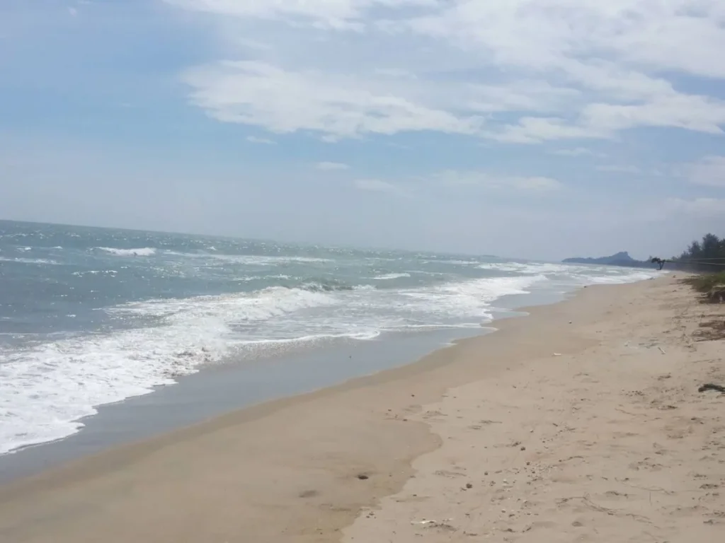 ขาย เช่า ที่ดินชายหาดใกล้ทับสะแก ถมสูงเรียบร้อยแล้ว เหมาะทำห้องเช่าหรือบ้านพักตากอากาศ