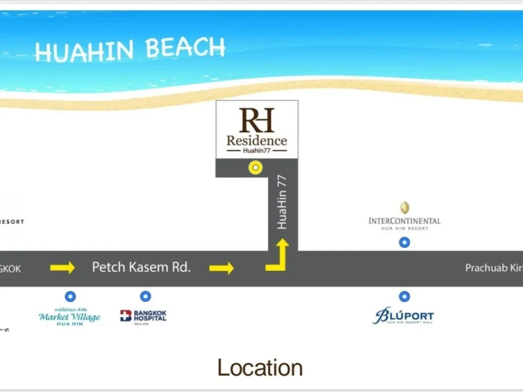 ขายบ้านพักติดชายหาดส่วนตัว ติดทะเลหัวหิน บ้าน 3 ชั้น 176 วา 7 ห้องนอน โครงการ R-I Residence Huahin 77 ตหัวหิน อหัวหิน ประจวบคีรีขันธ์