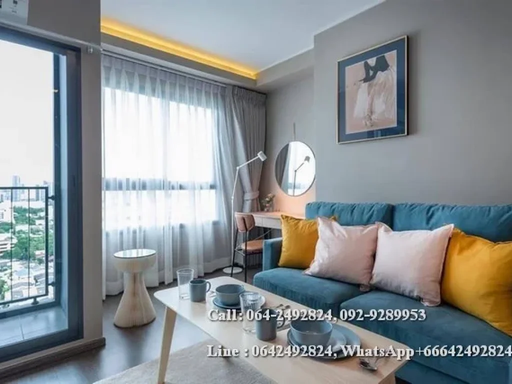 Condo for rent Ideo Sukhumvit 93 Near BTS Bang Chak Size 27 sqm 1 bedroom1 bathroom floor22