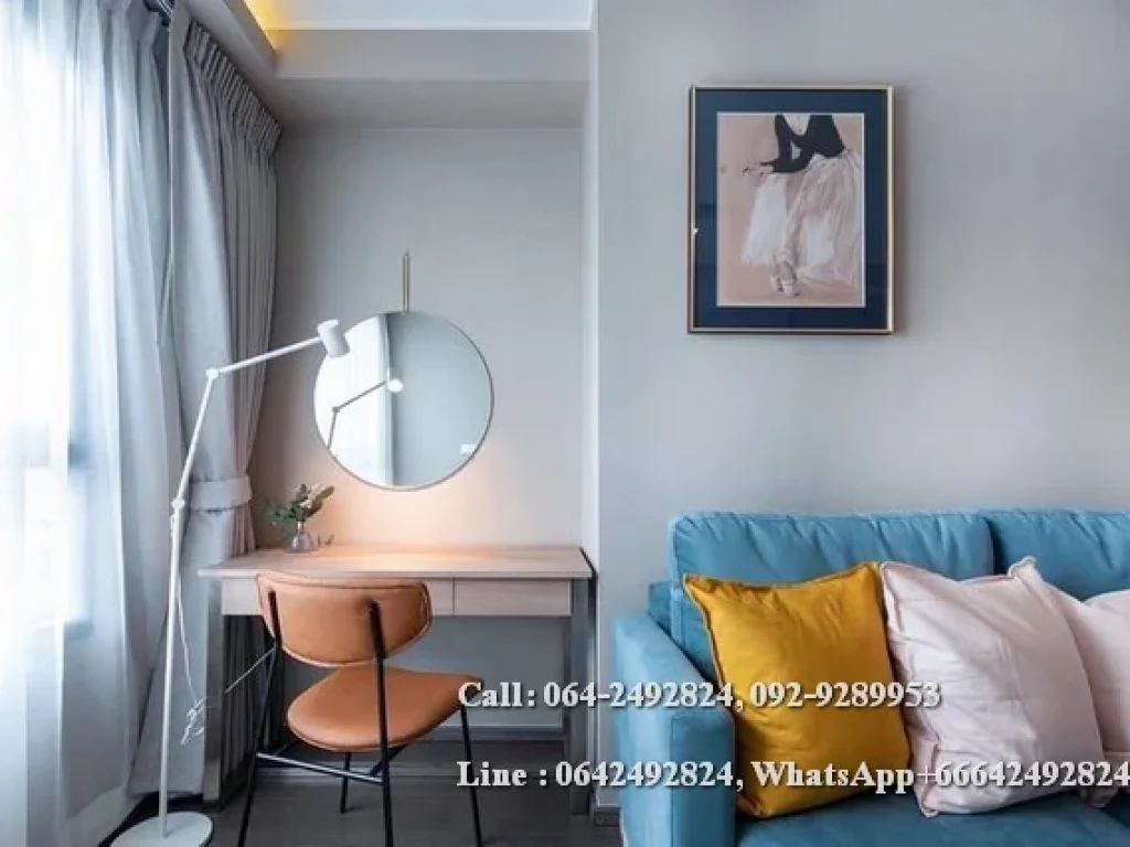 Condo for rent Ideo Sukhumvit 93 Near BTS Bang Chak Size 27 sqm 1 bedroom1 bathroom floor22