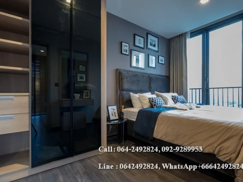 Condo for sale The Line Asoke-Ratchada 35 sqm 12A floor Near MRT Rama 9 Station Sale with tenant