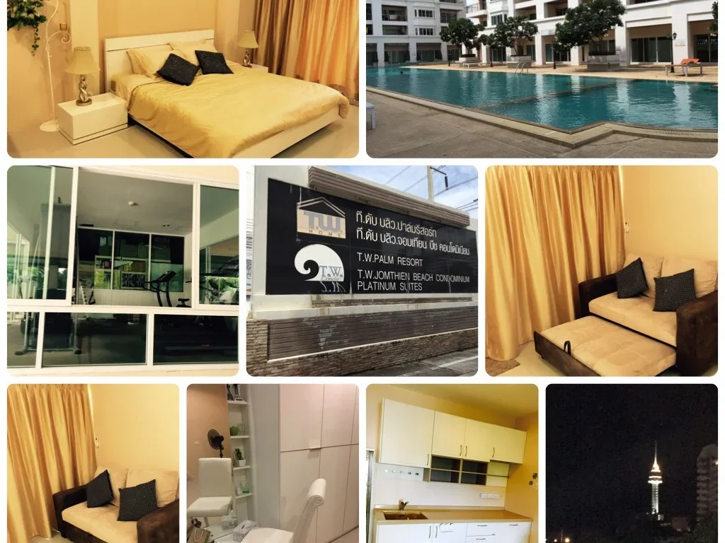 Condo for sale One seven-story condominium Banglamung Chonburi Contact 0909851273