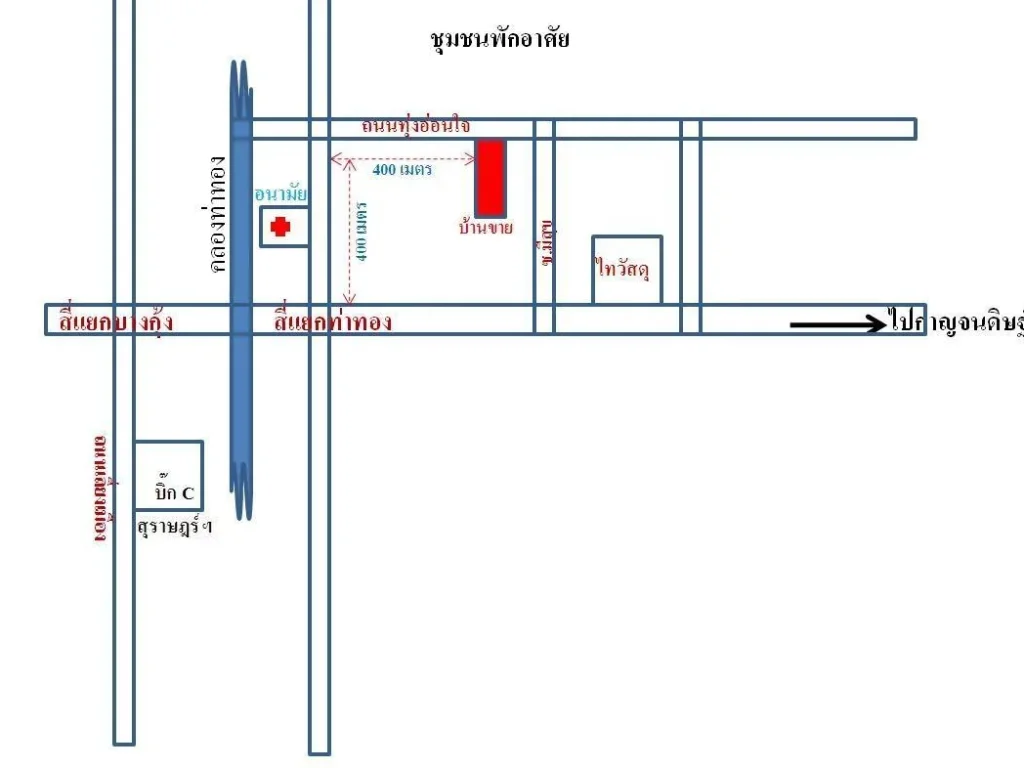 ขายบ้านหรืออาคารพานิชย์ 2 ชั้น ท่าทองใหม่ หลังไทวัสดุ