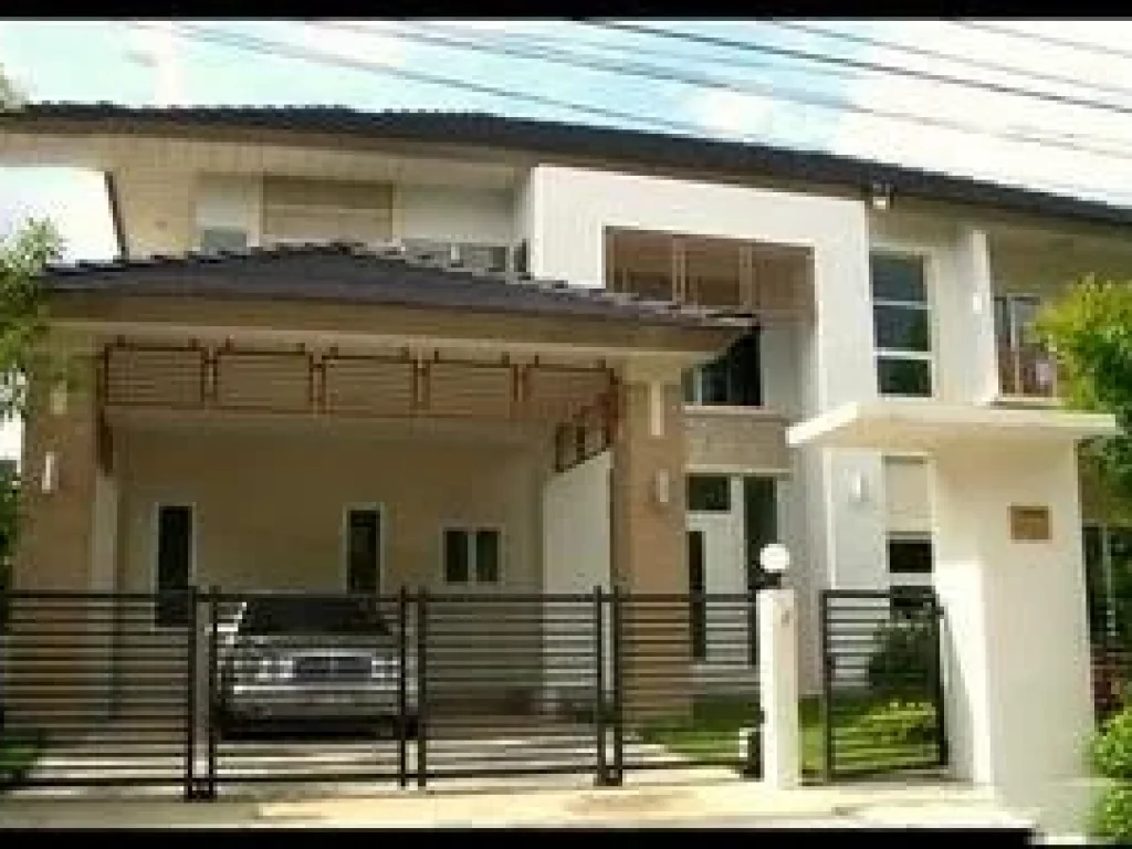 ประกาศขายบ้าน มณุศาศิริพระรามเก้า มอเตอร์เวย์ 3 Bedroom ใหญ่ 108 ตรวา