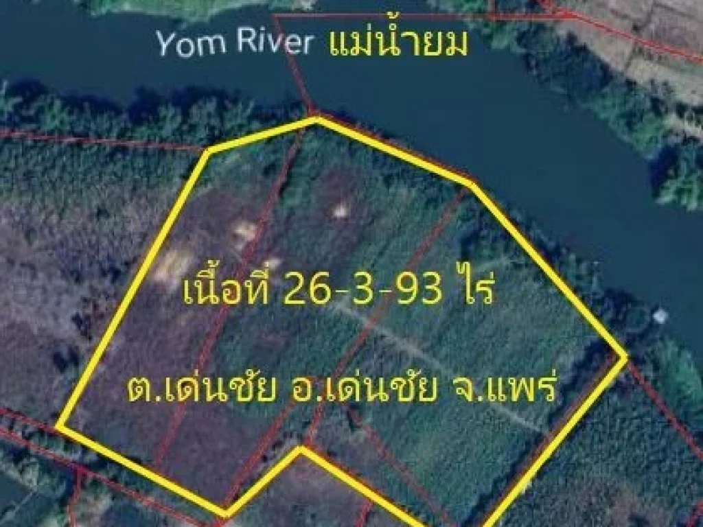 ขายที่ดินเปล่า 26-3-93ไร่ ตเด่นชัย อเด่นชัย จแพร่