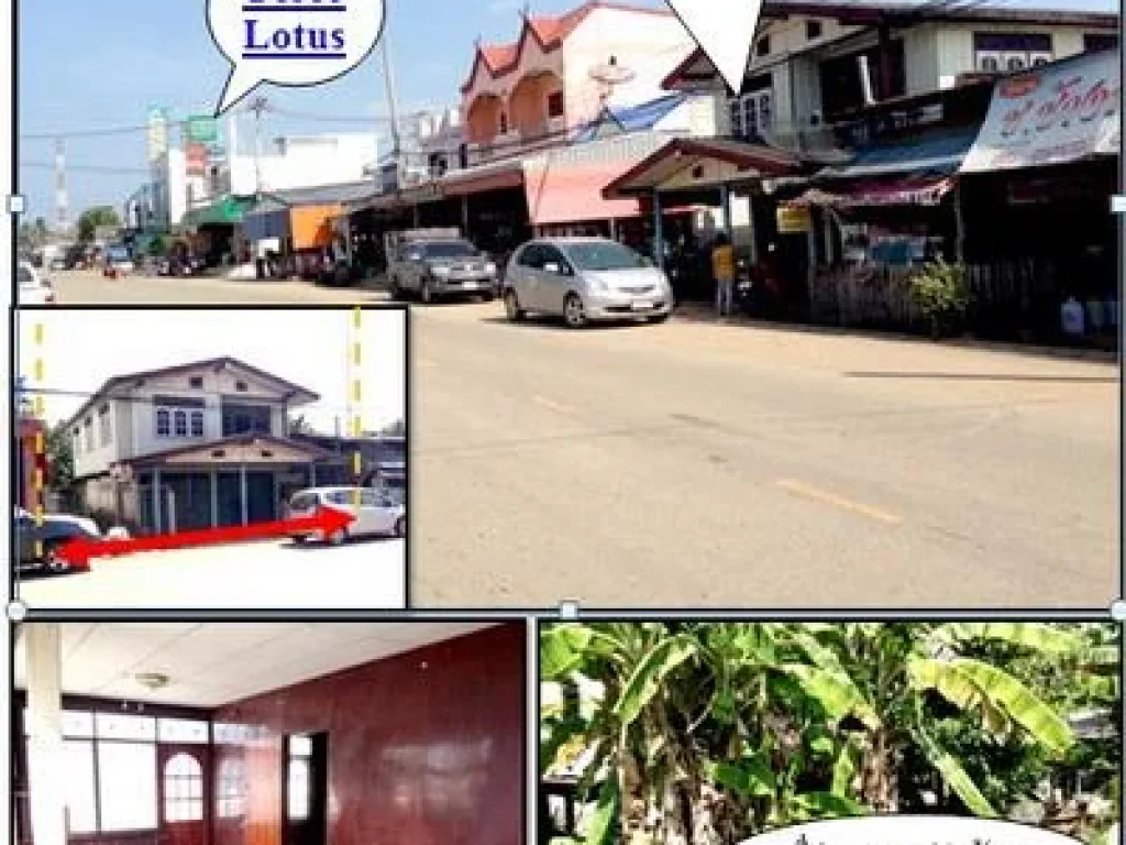 ขายบ้านพร้อมที่ 1งาน 28 ตรว ใกล้ๆโลตัสบ้านโคก หน้าบ้านเปิดทำธุรกิจ ทำร้านค้าได้