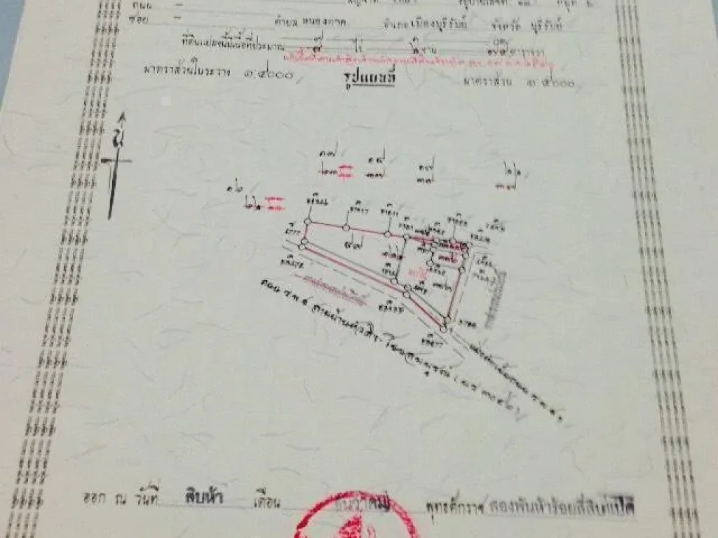 ขายที่นาติดถนนลาดยาง13ไร่