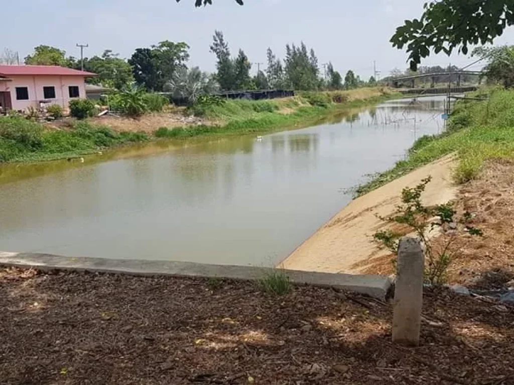 ที่ดินเพื่อการเกษตรแปลงใหญ่ ติดคลอง400เมตร