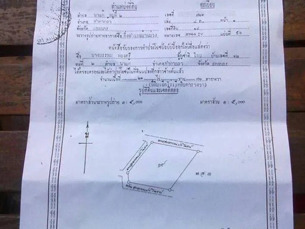 ที่ดิน21ไร่70ตารางวา ขาย1500000บาท