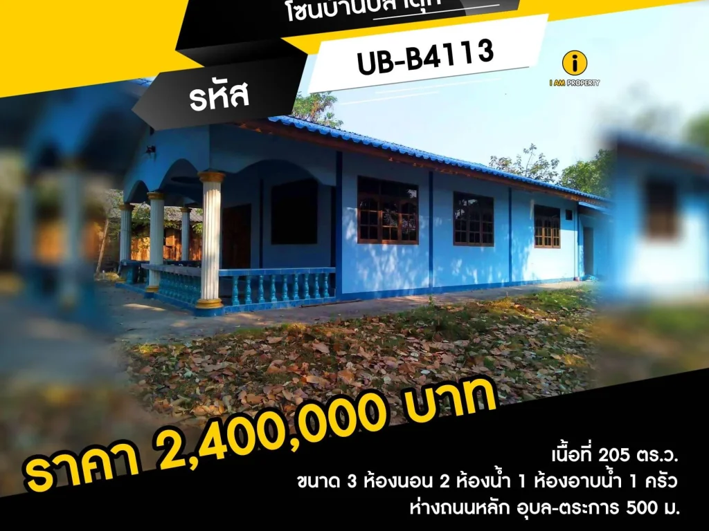 ขายบ้านเดี่ยว โซนบ้านปลาดุก