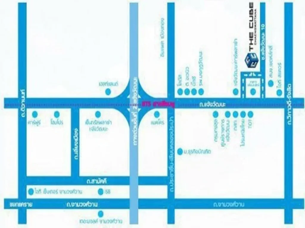 ขาย คอนโด เดอะคิวบ์ แจ้งวัฒนะ 10 เนื้อที่ 2960 ตรม