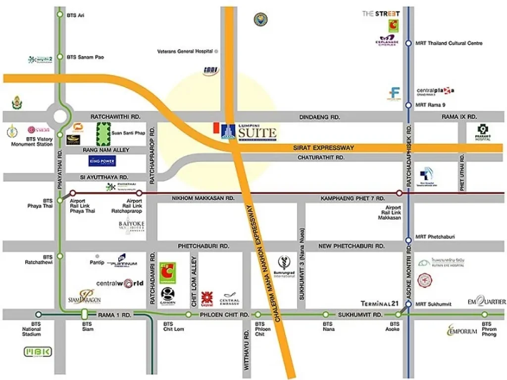 ขาย LPN Suite ดินแดง 28 ตรม ชั้น 9 เฟอร์ครบ เจ้าของขายเอง