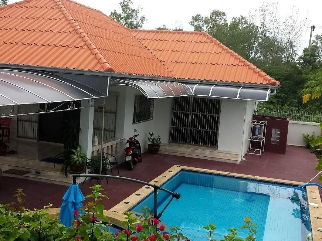 ขายบ้านเดี่ยวชะอำ POOL VILLA NEAR GOLF COURSE พร้อมสระว่ายน้ำบ้านพักตากอากาศ