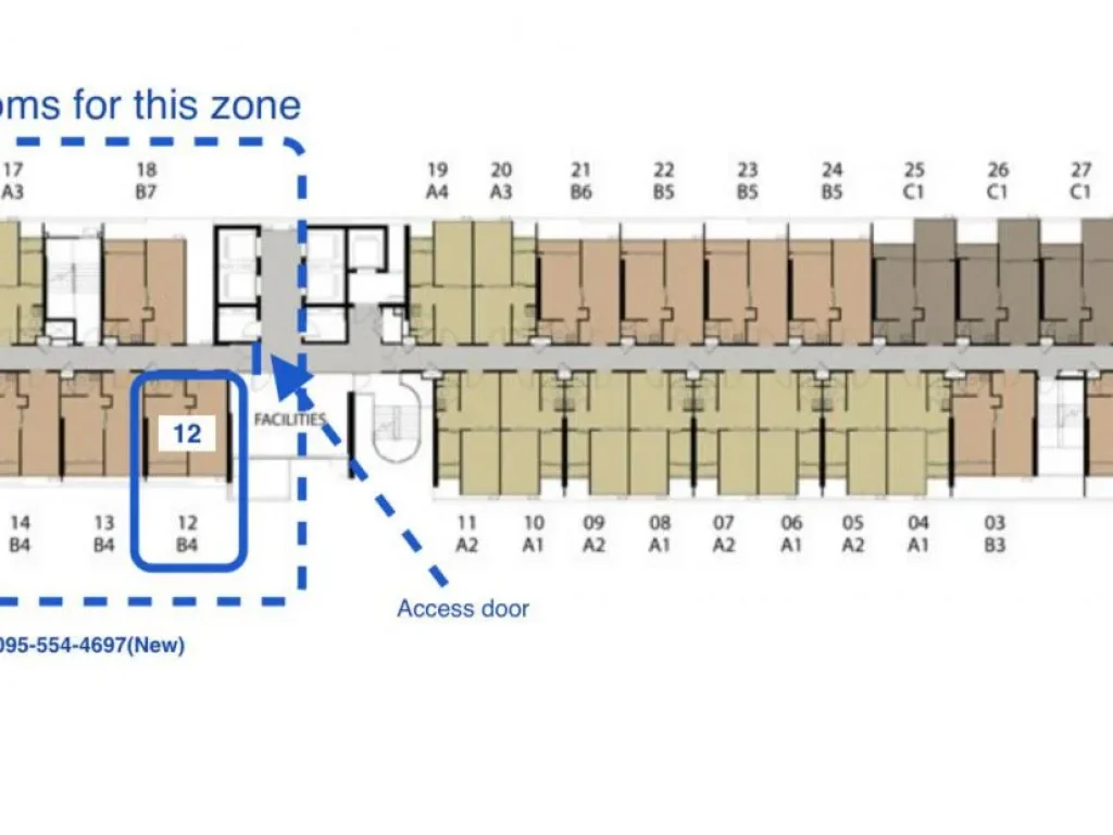 ขายดาวน์คอนโด 1BR 32 SQM นิช ไพรด์ เตาปูน-อินเตอร์เชนจ์ บางซื่อ กรุงเทพฯ